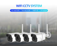 Yanivision Wireless Security Camera System 1080P  Wifi SD Card Outdoor 4CH Audio