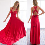 Women Convertible Multi Way Wrap Maxi Dress