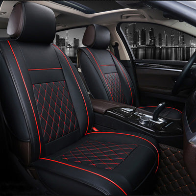 Waterproof Car Seat Covers Leather Auto Front Seat Cushion