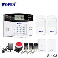 Wofea IOS Android APP Control Wireless Security GSM Alarm Security