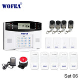Wofea IOS Android APP Control Wireless Security GSM Alarm Security
